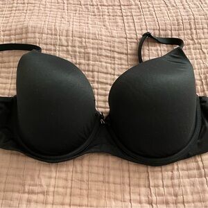 Victoria’s Secret Lined Demi Bra 32DDD 32F Black